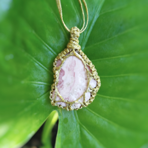 שרשרת קריסטל רודוקרוסייט